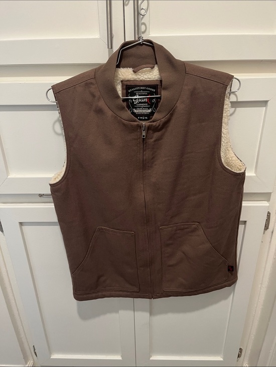 Beautiful giant Other - Beautiful giant Brand Brown Sherpa-Lined Workwear Vest